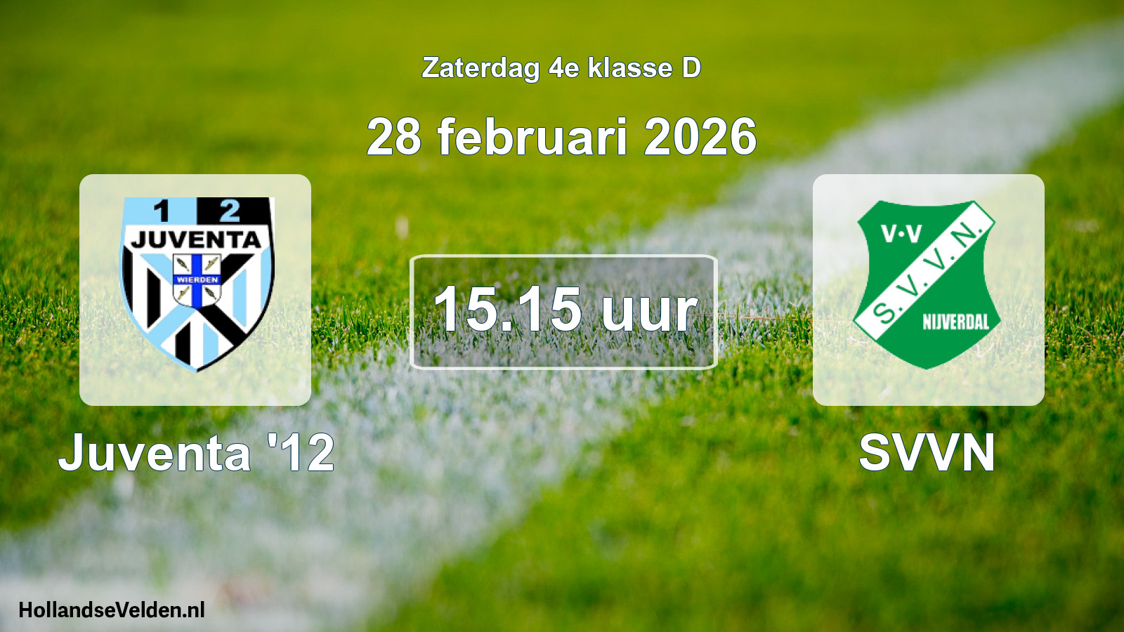 Scheduled Match: Juventa '12 - SVVN (28 February 2026)