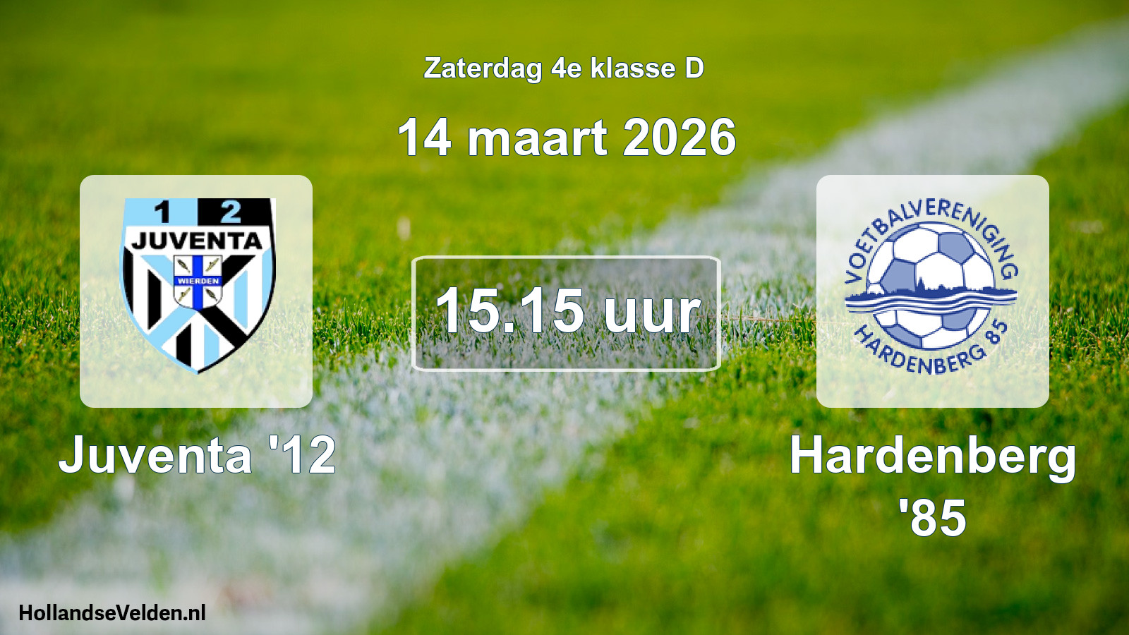 Scheduled Match: Juventa '12 - Hardenberg '85 (14 March 2026)
