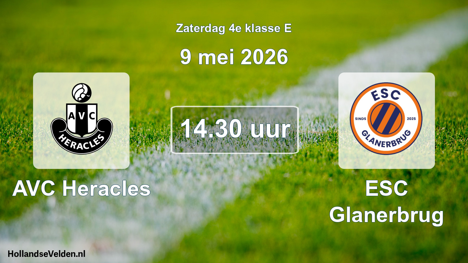Scheduled Match: AVC Heracles - ESC Glanerbrug (9 May 2026)