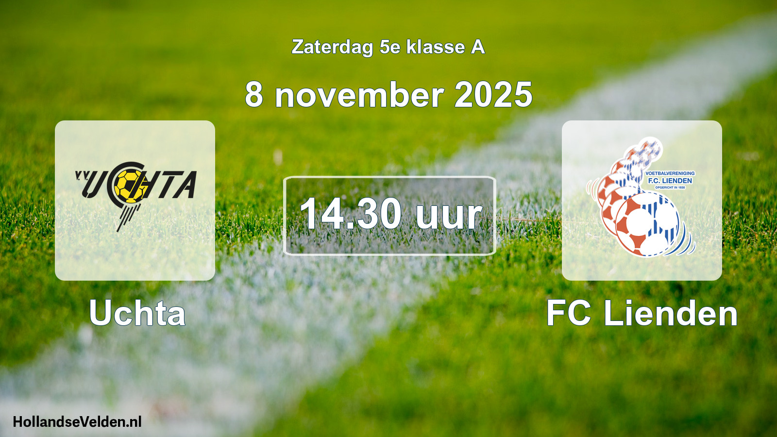 Geplande wedstrijd: Uchta - FC Lienden (8 november 2025)