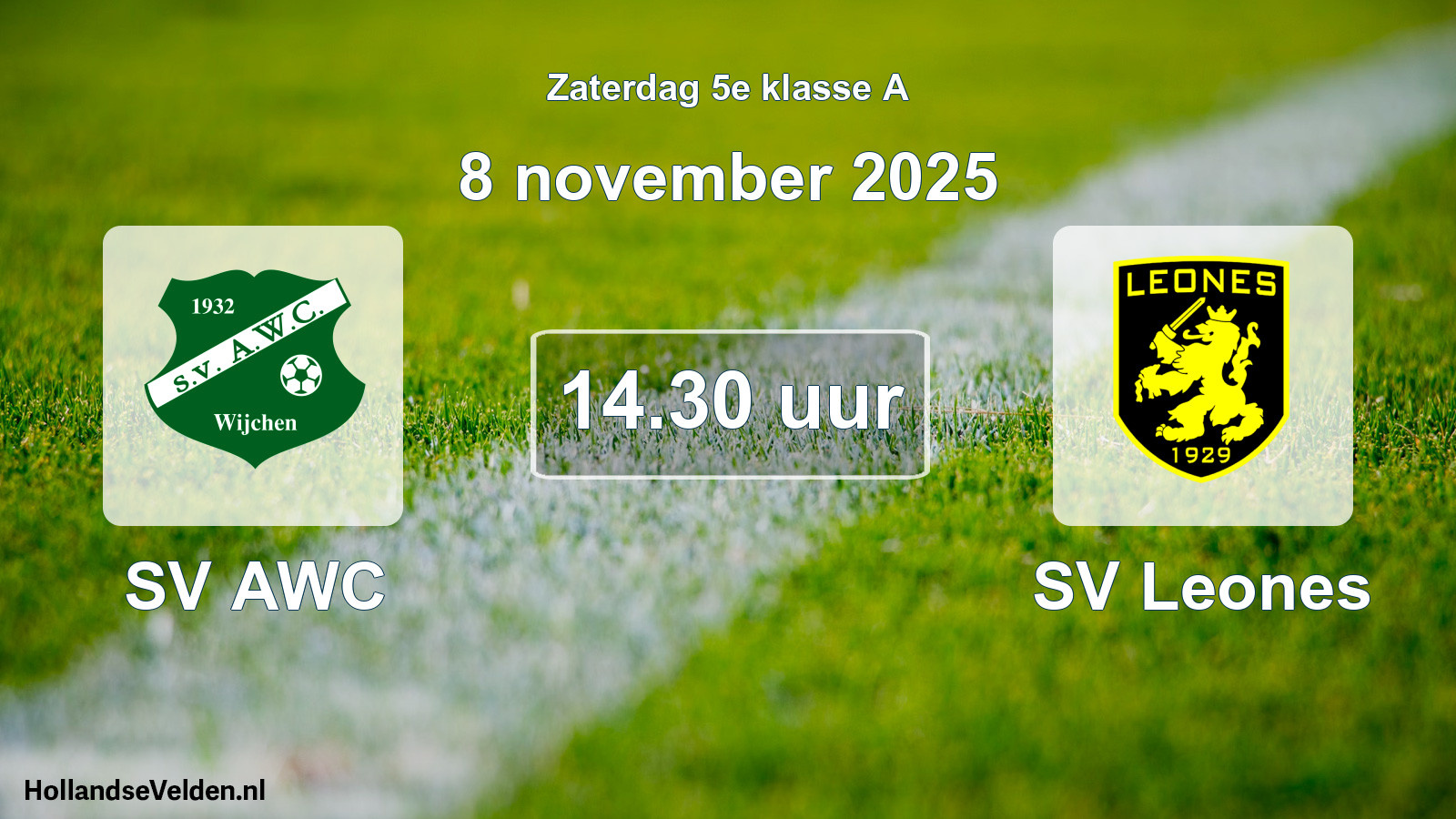 Scheduled Match: SV AWC - SV Leones (8 November 2025)