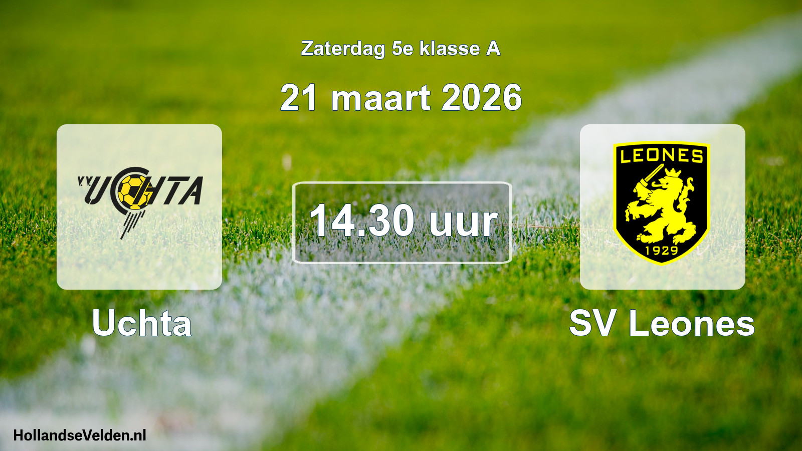 Scheduled Match: Uchta - SV Leones (21 March 2026)