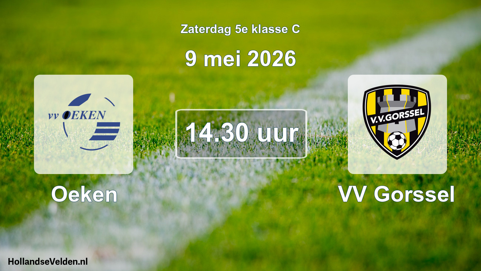 Scheduled Match: Oeken - VV Gorssel (9 May 2026)