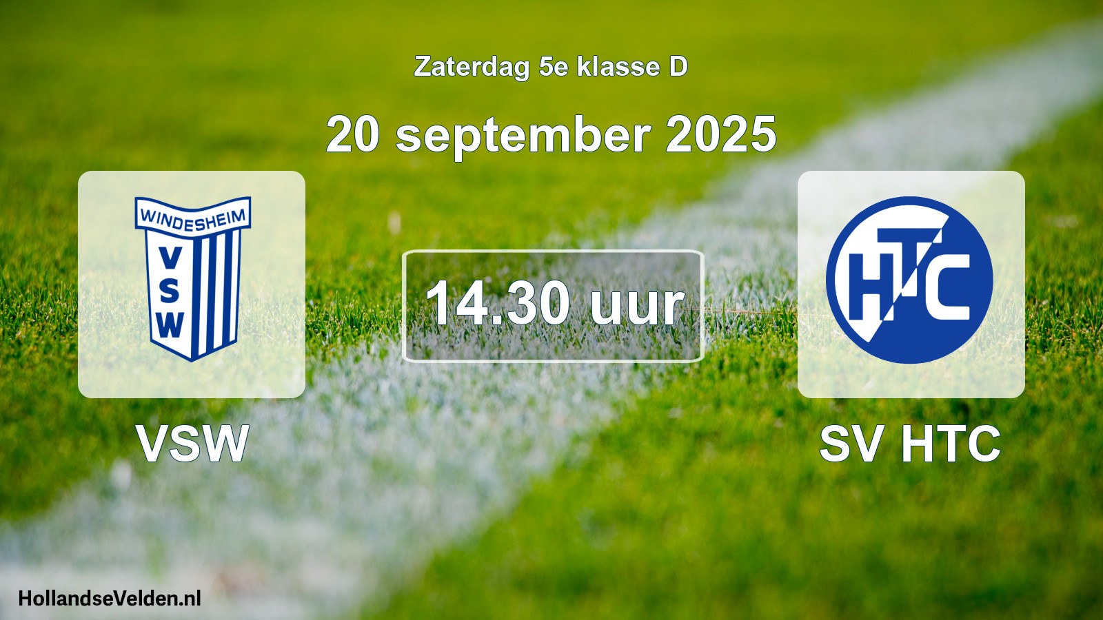 Scheduled Match: VSW - SV HTC (20 September 2025)