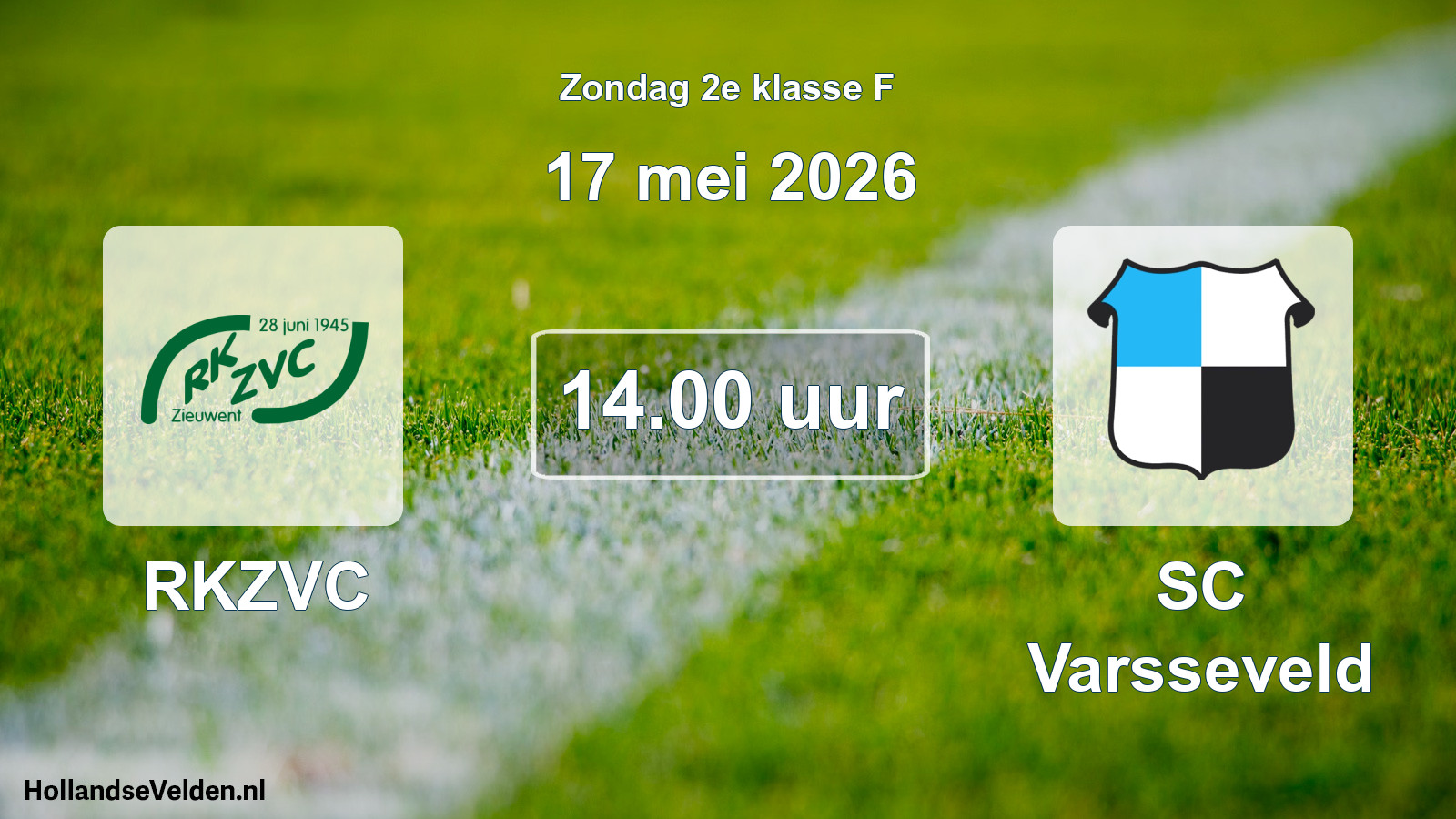 Scheduled Match: RKZVC - SC Varsseveld (17 May 2026)