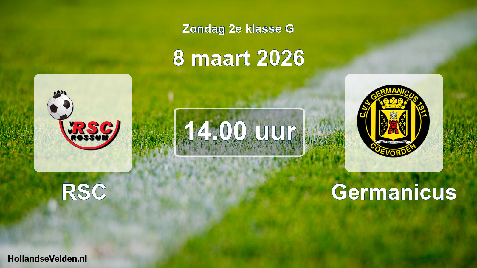 Scheduled Match: RSC - Germanicus (8 March 2026)