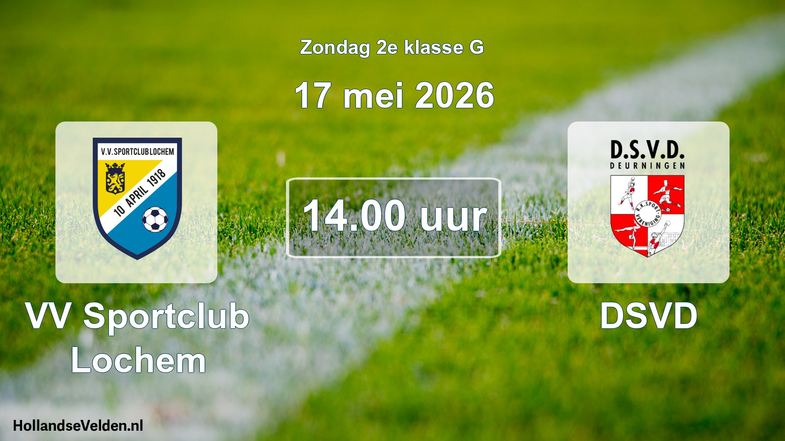 Scheduled Match: VV Sportclub Lochem - DSVD (17 May 2026)