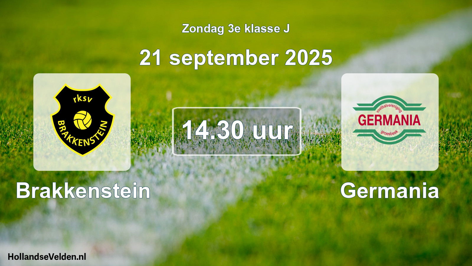 Scheduled Match: Brakkenstein - Germania (21 September 2025)