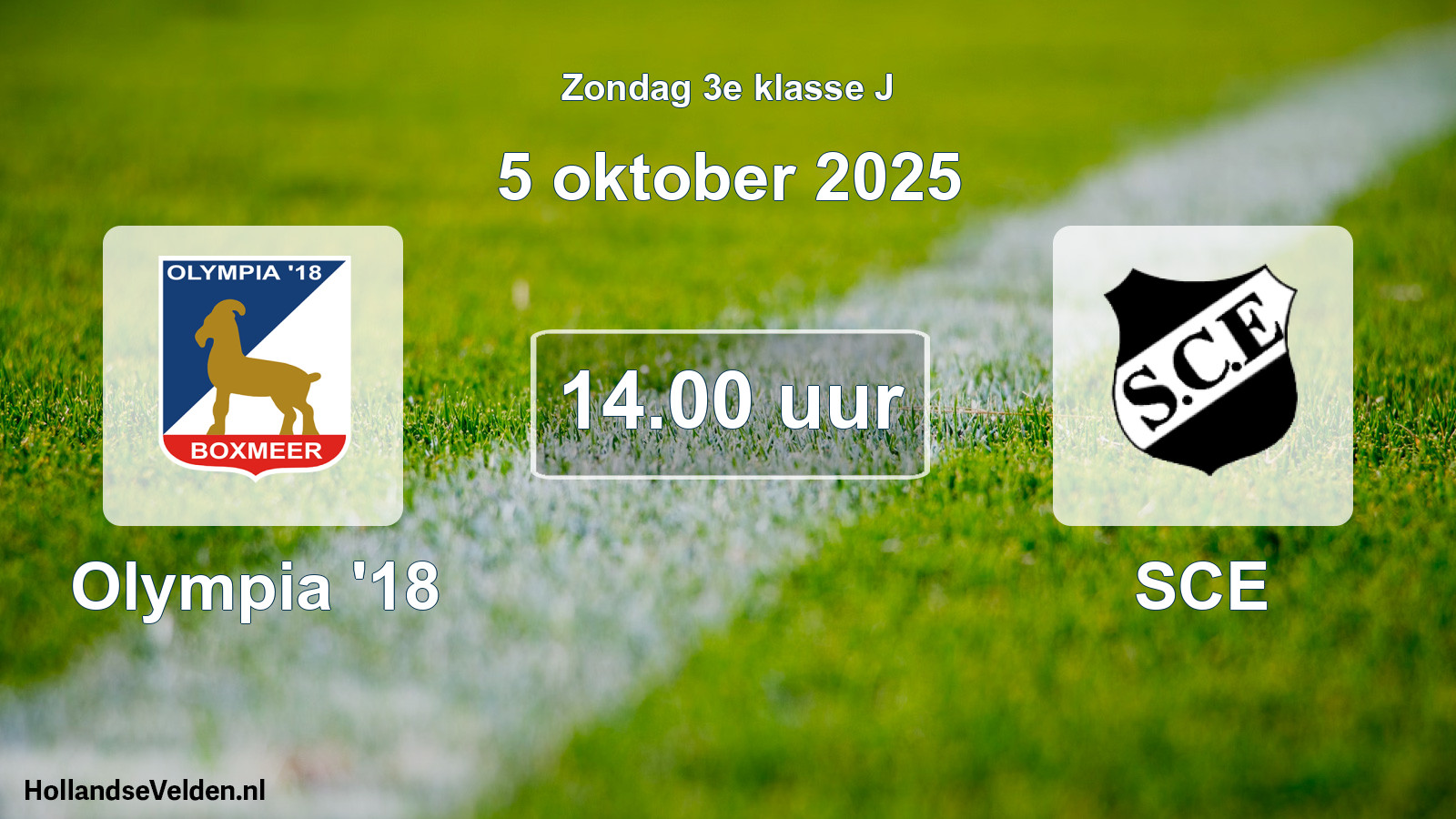 Scheduled Match: Olympia '18 - SCE (5 October 2025)