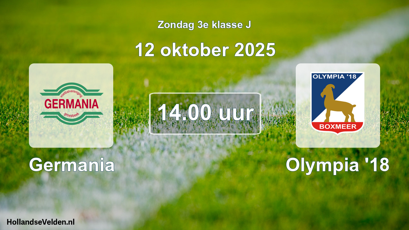 Scheduled Match: Germania - Olympia '18 (12 October 2025)
