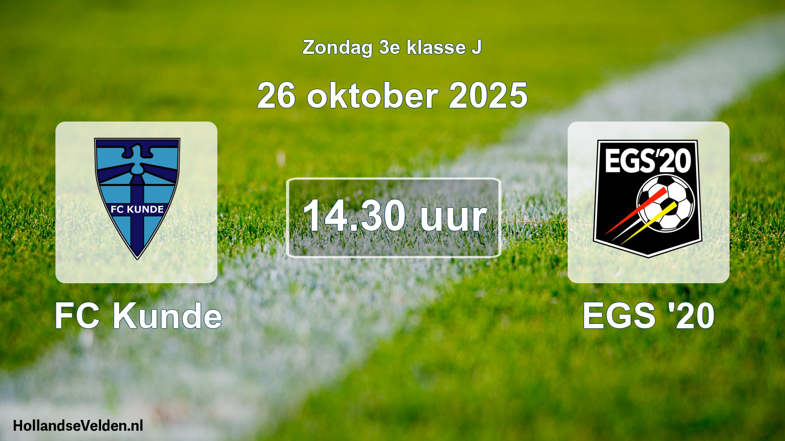 Scheduled Match: FC Kunde - EGS '20 (26 October 2025)