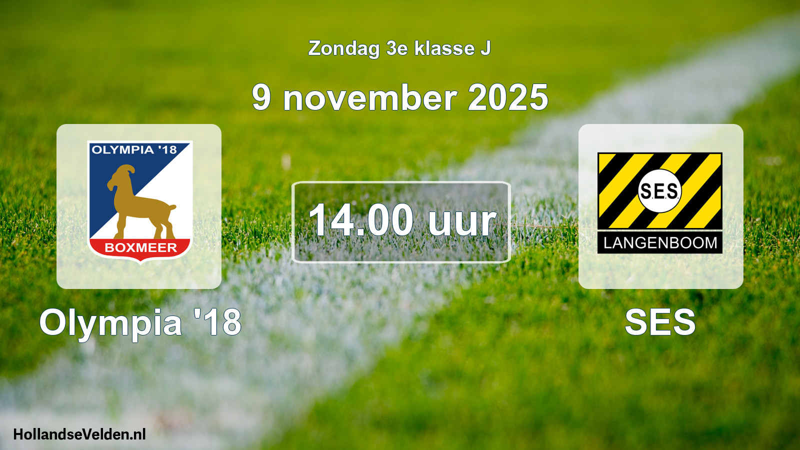 Scheduled Match: Olympia '18 - SES (9 November 2025)
