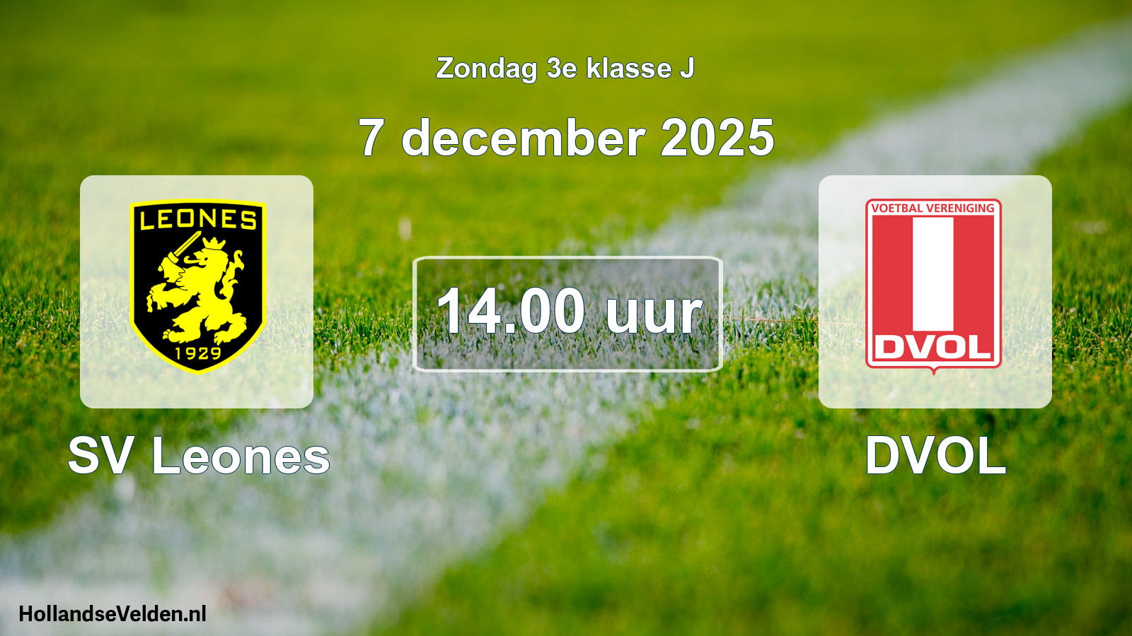 Scheduled Match: SV Leones - DVOL (7 December 2025)