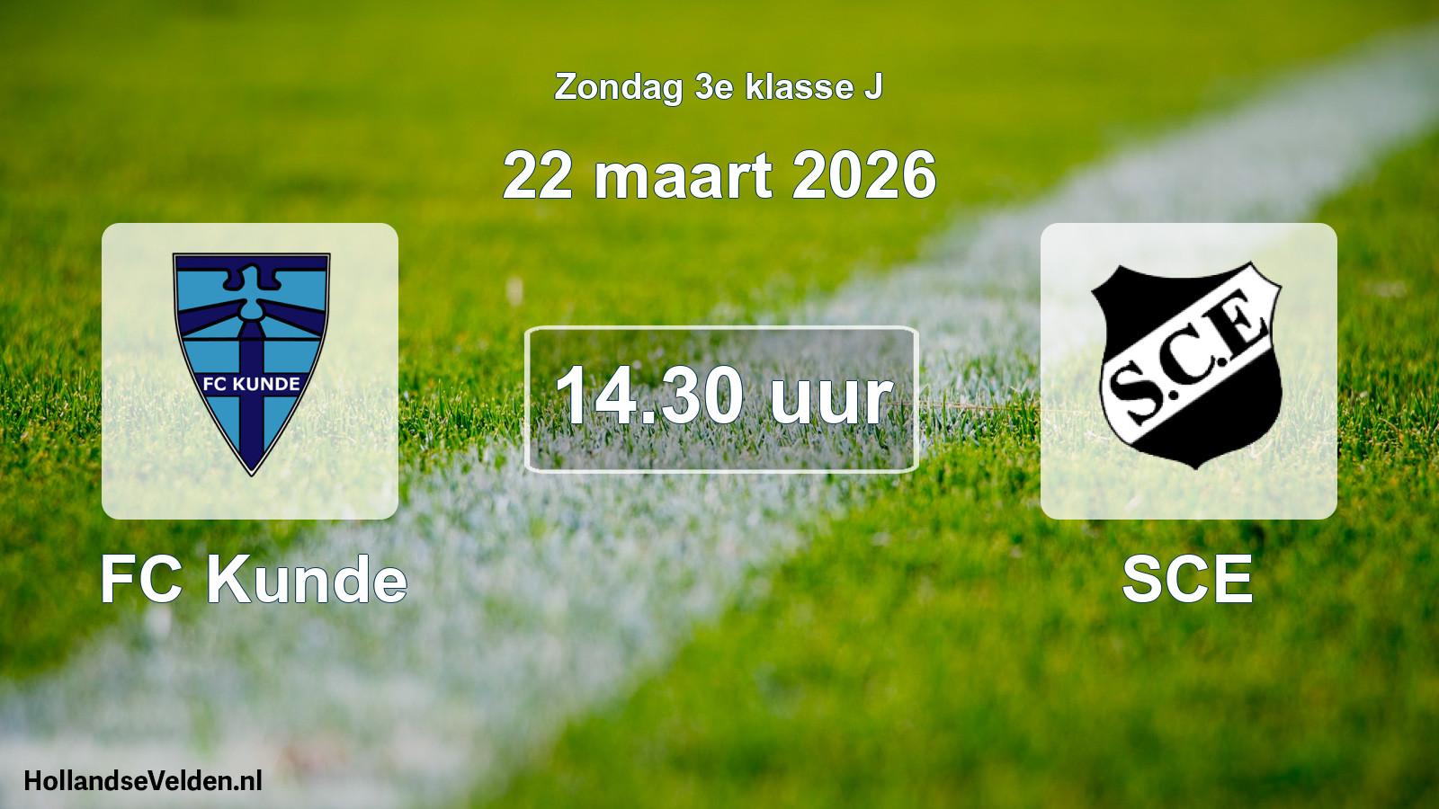 Scheduled Match: FC Kunde - SCE (22 March 2026)