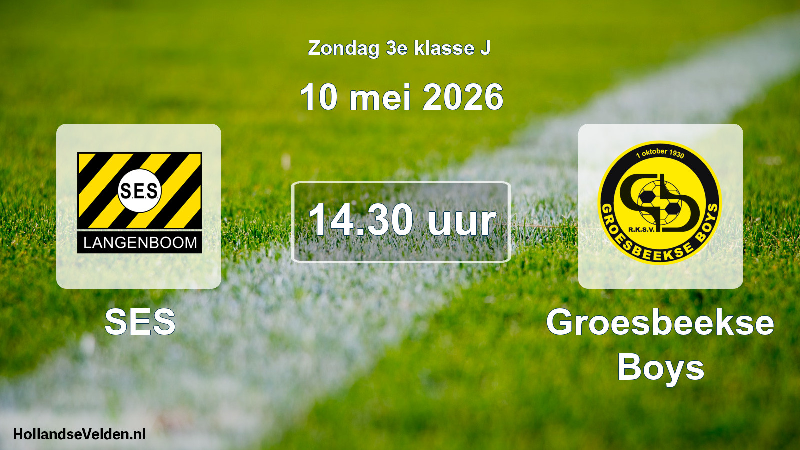 Scheduled Match: SES - Groesbeekse Boys (10 May 2026)