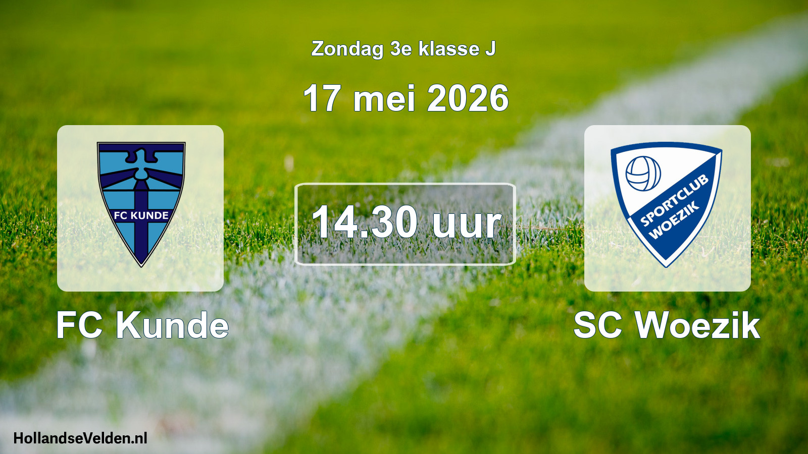 Scheduled Match: FC Kunde - SC Woezik (17 May 2026)
