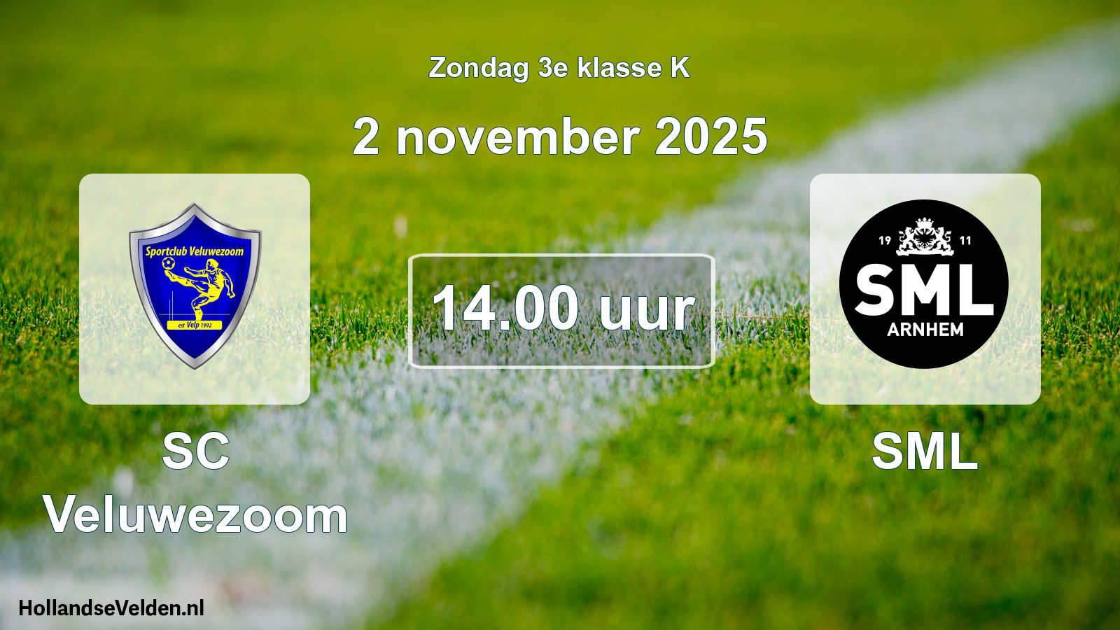 Scheduled Match: SC Veluwezoom - SML (2 November 2025)