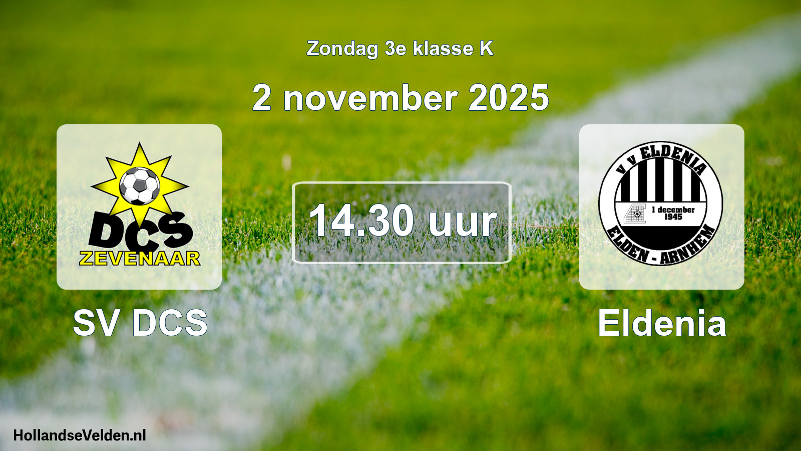 Scheduled Match: SV DCS - Eldenia (2 November 2025)