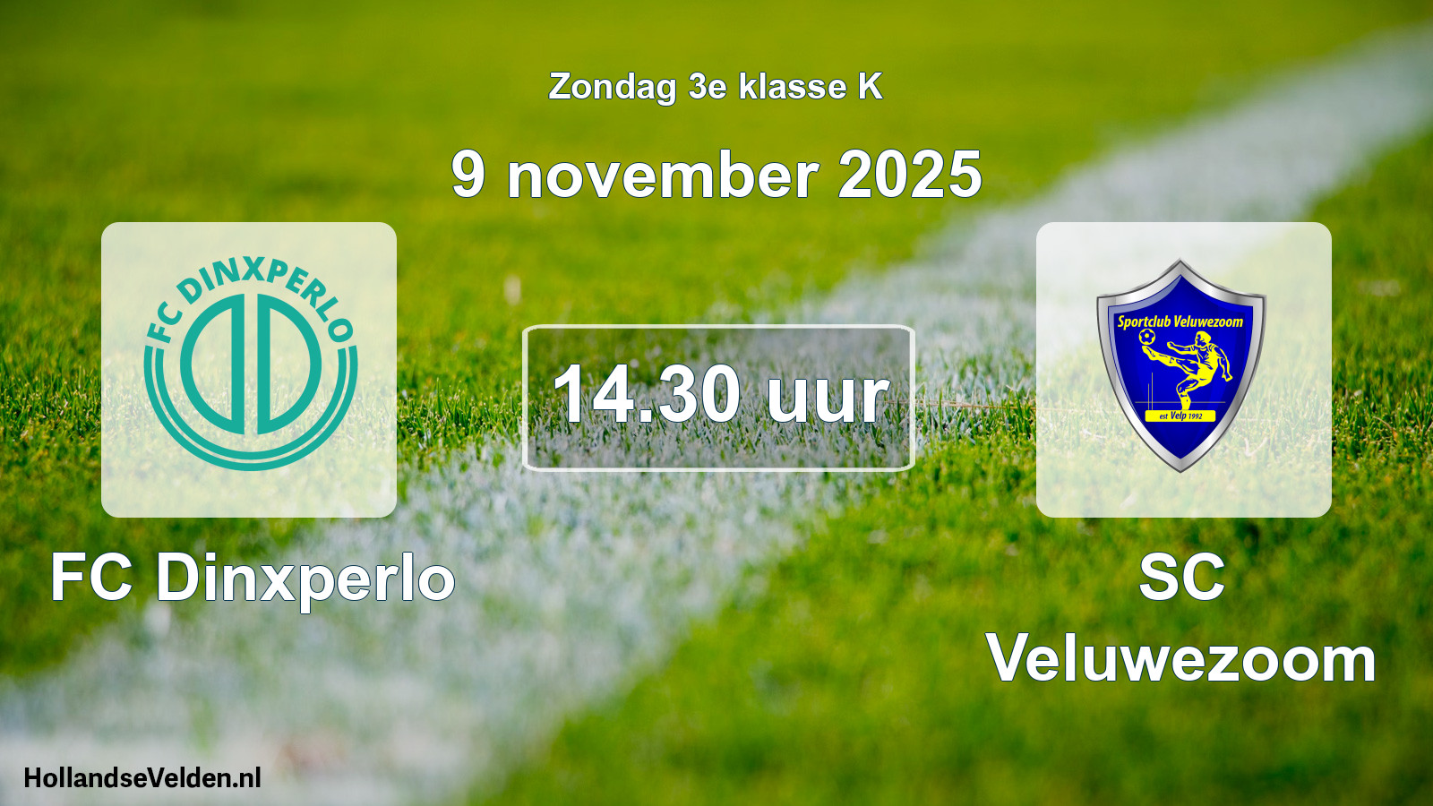 Scheduled Match: FC Dinxperlo - SC Veluwezoom (9 November 2025)