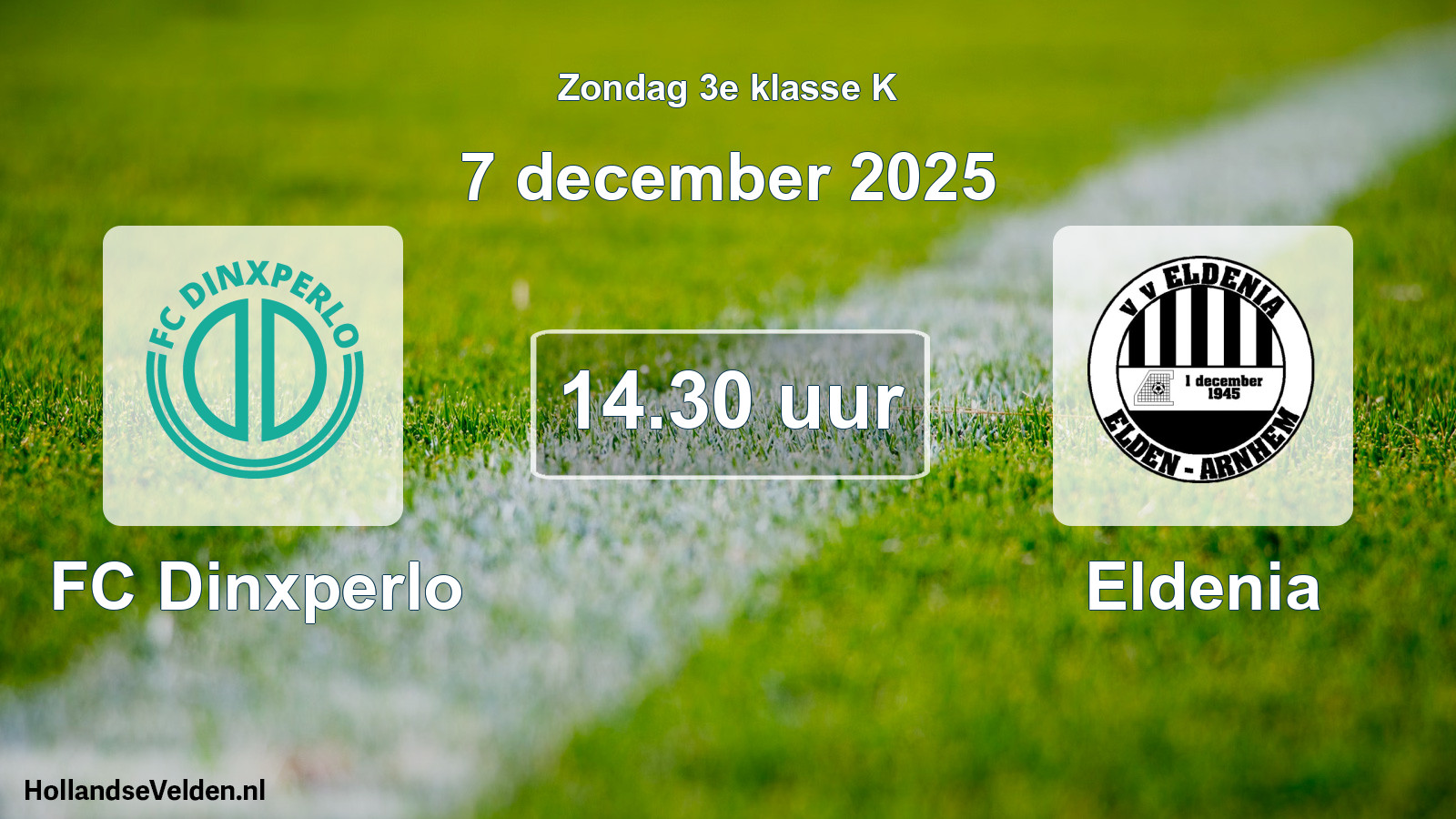 Scheduled Match: FC Dinxperlo - Eldenia (7 December 2025)