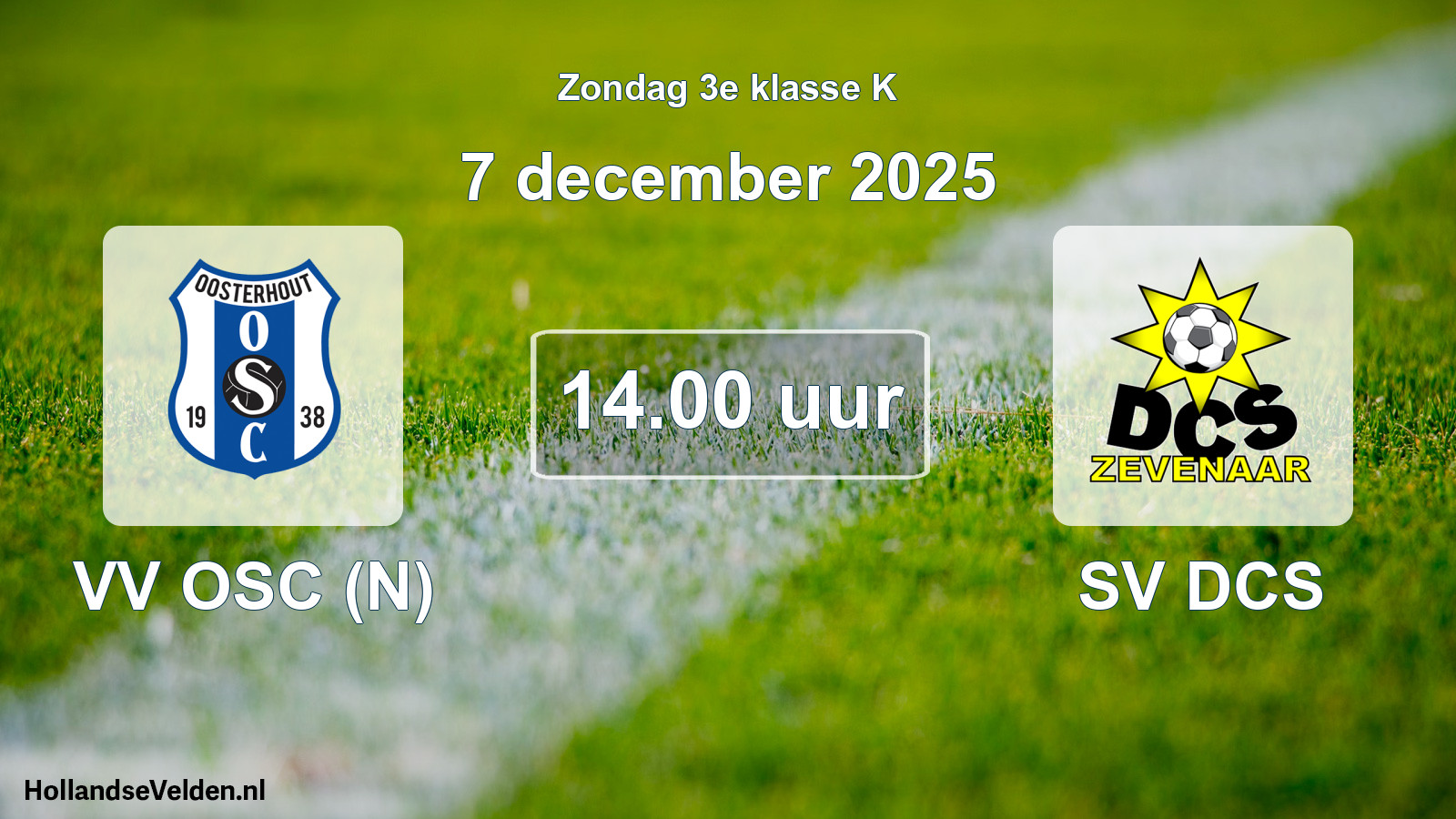 Scheduled Match: VV OSC (N) - SV DCS (7 December 2025)