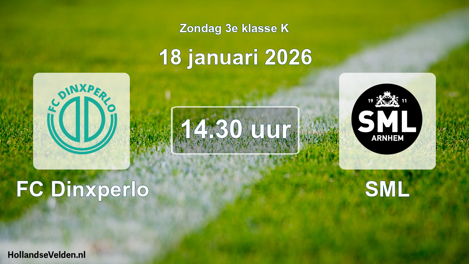 Scheduled Match: FC Dinxperlo - SML (18 January 2026)