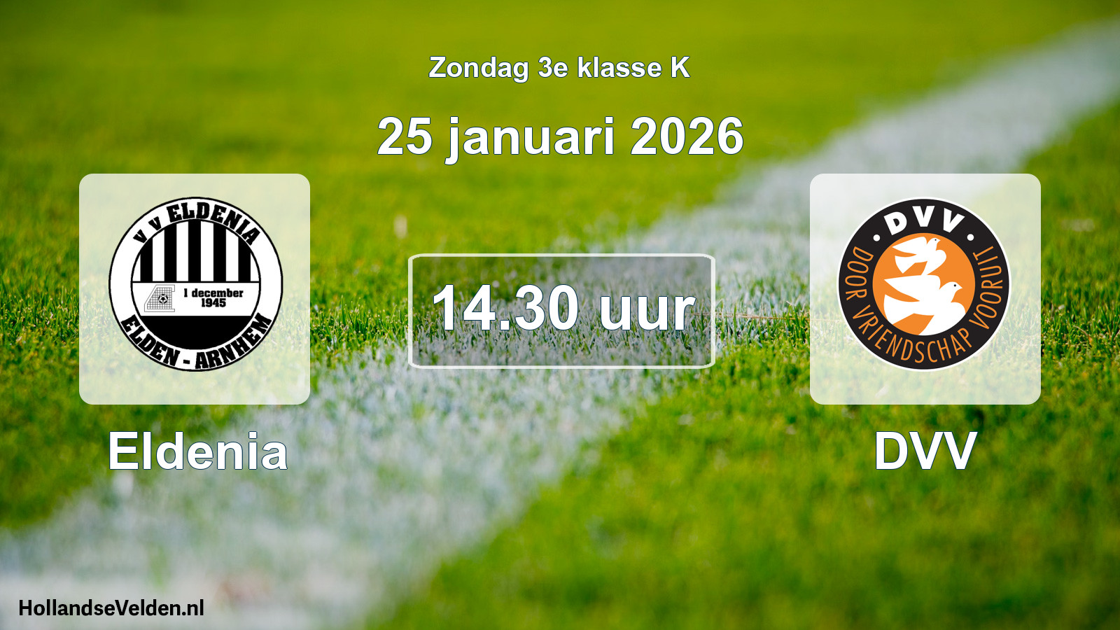 Scheduled Match: Eldenia - DVV (25 January 2026)