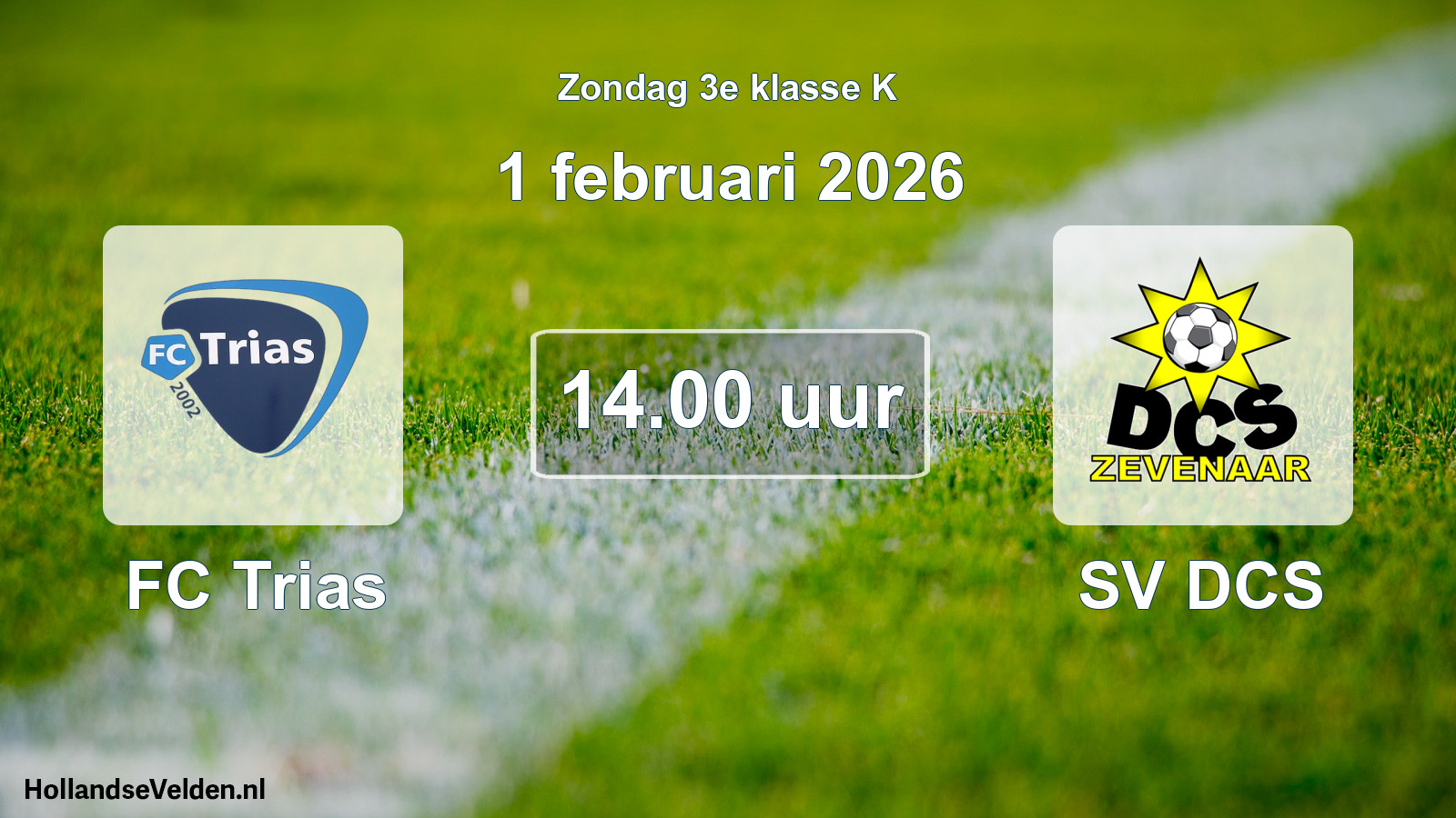 Scheduled Match: FC Trias - SV DCS (1 February 2026)