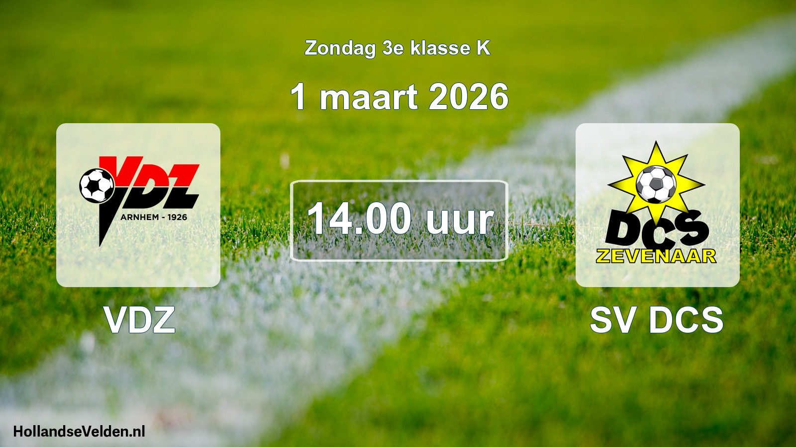 Scheduled Match: VDZ - SV DCS (1 March 2026)