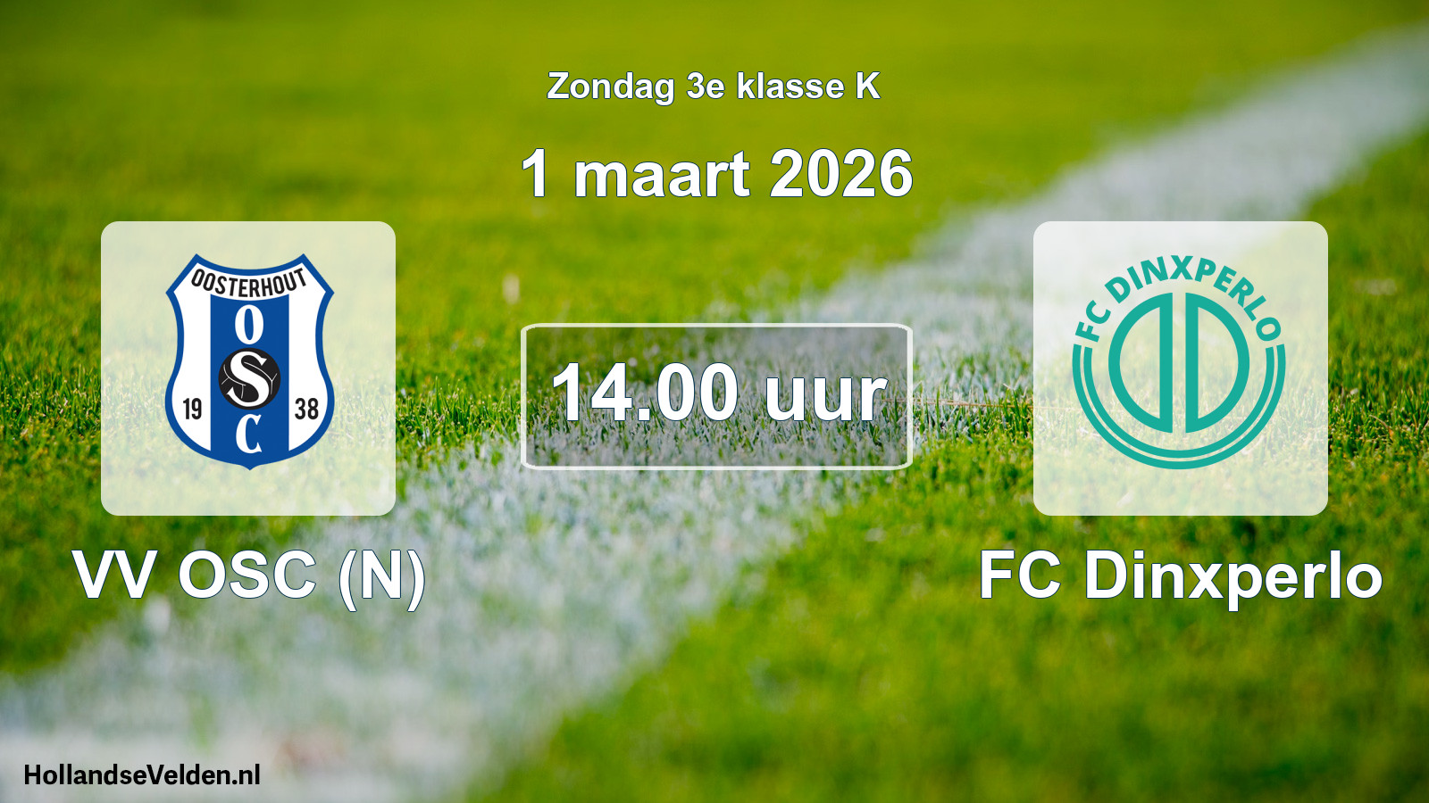 Scheduled Match: VV OSC (N) - FC Dinxperlo (1 March 2026)