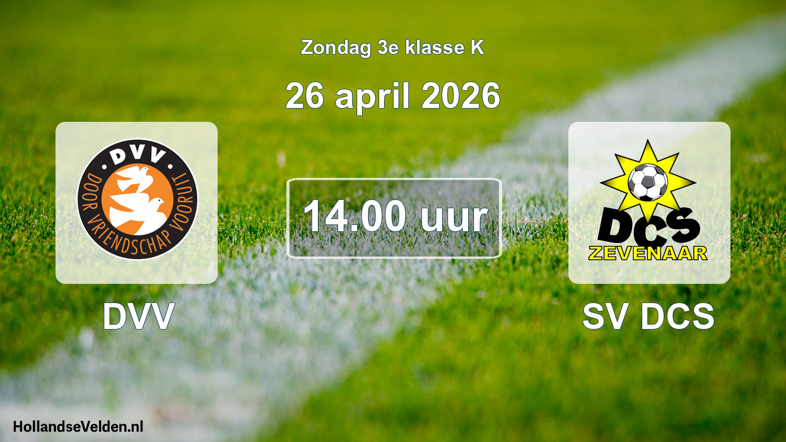 Scheduled Match: DVV - SV DCS (26 April 2026)