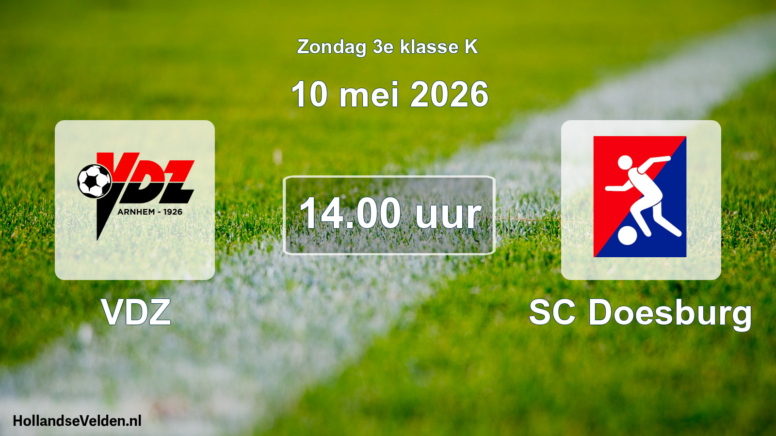 Scheduled Match: VDZ - SC Doesburg (10 May 2026)