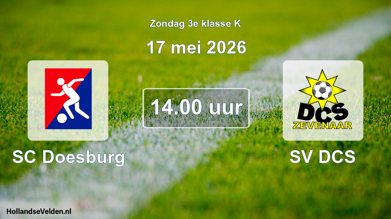 Scheduled Match: SC Doesburg - SV DCS (17 May 2026)