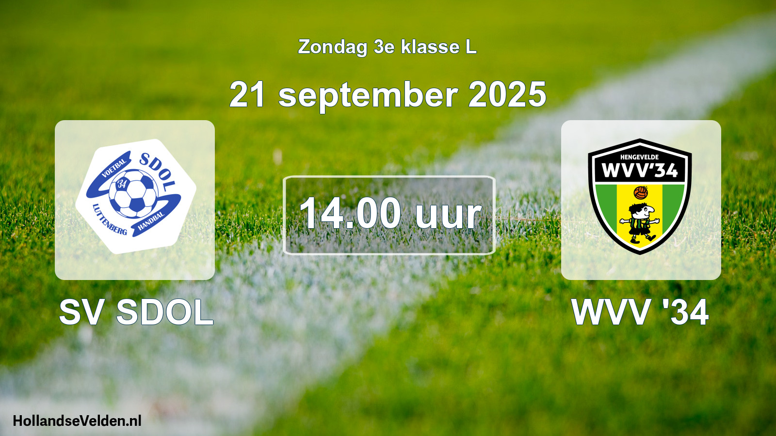 Scheduled Match: SV SDOL - WVV '34 (21 September 2025)