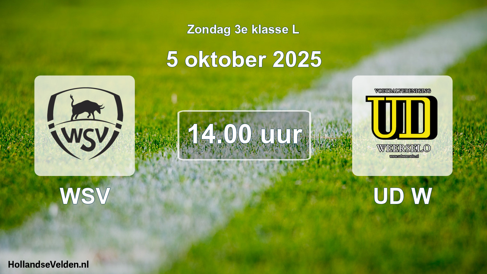 Scheduled Match: WSV - UD W (5 October 2025)