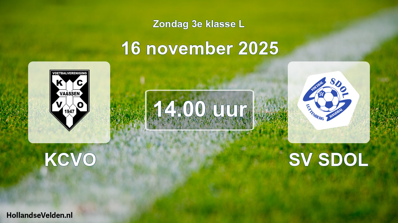 Scheduled Match: KCVO - SV SDOL (16 November 2025)