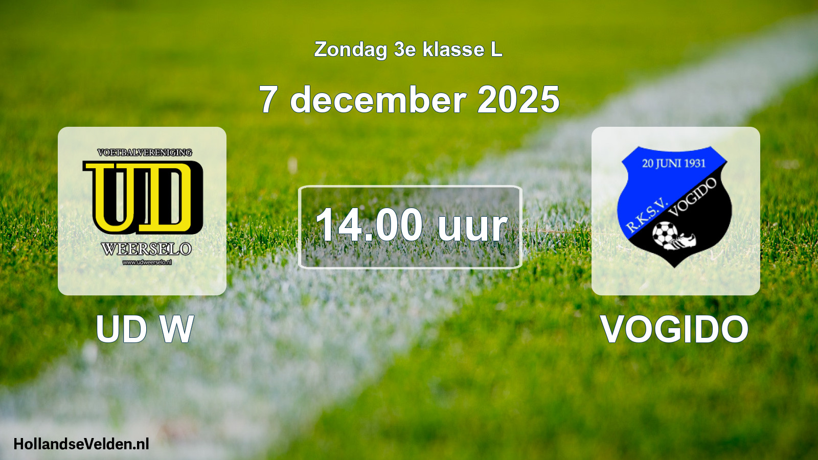 Scheduled Match: UD W - VOGIDO (7 December 2025)