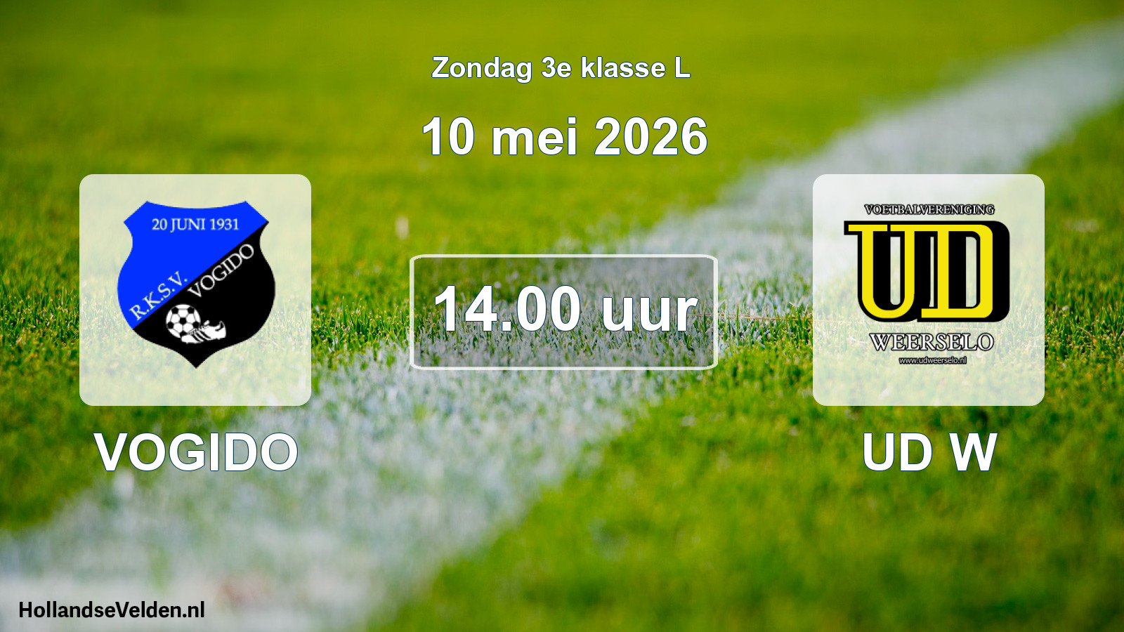 Scheduled Match: VOGIDO - UD W (10 May 2026)