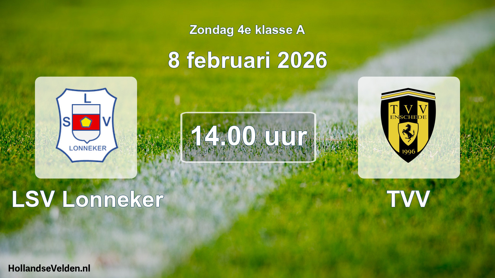 Scheduled Match: LSV Lonneker - TVV (8 February 2026)