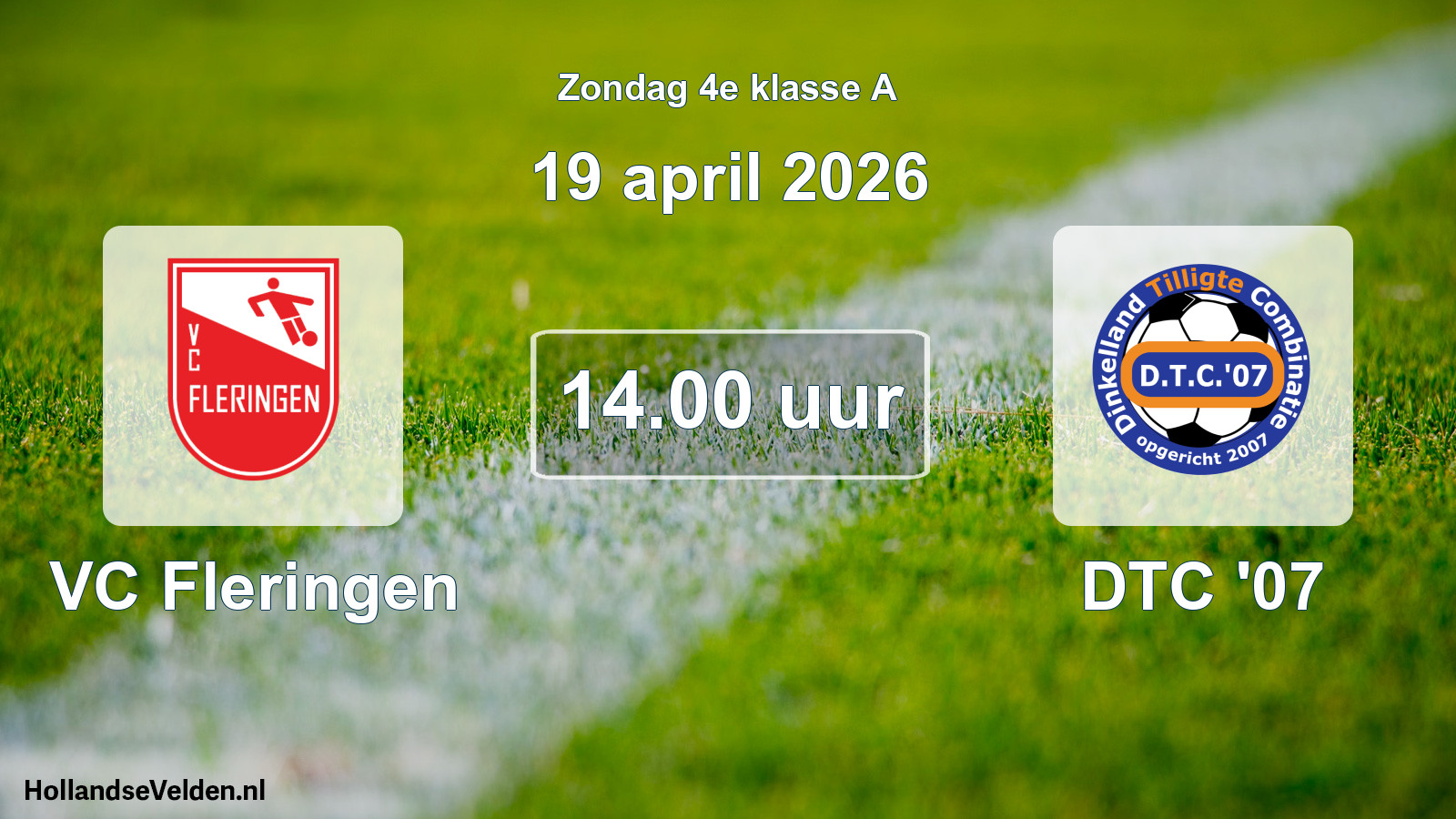 Scheduled Match: VC Fleringen - DTC '07 (19 April 2026)