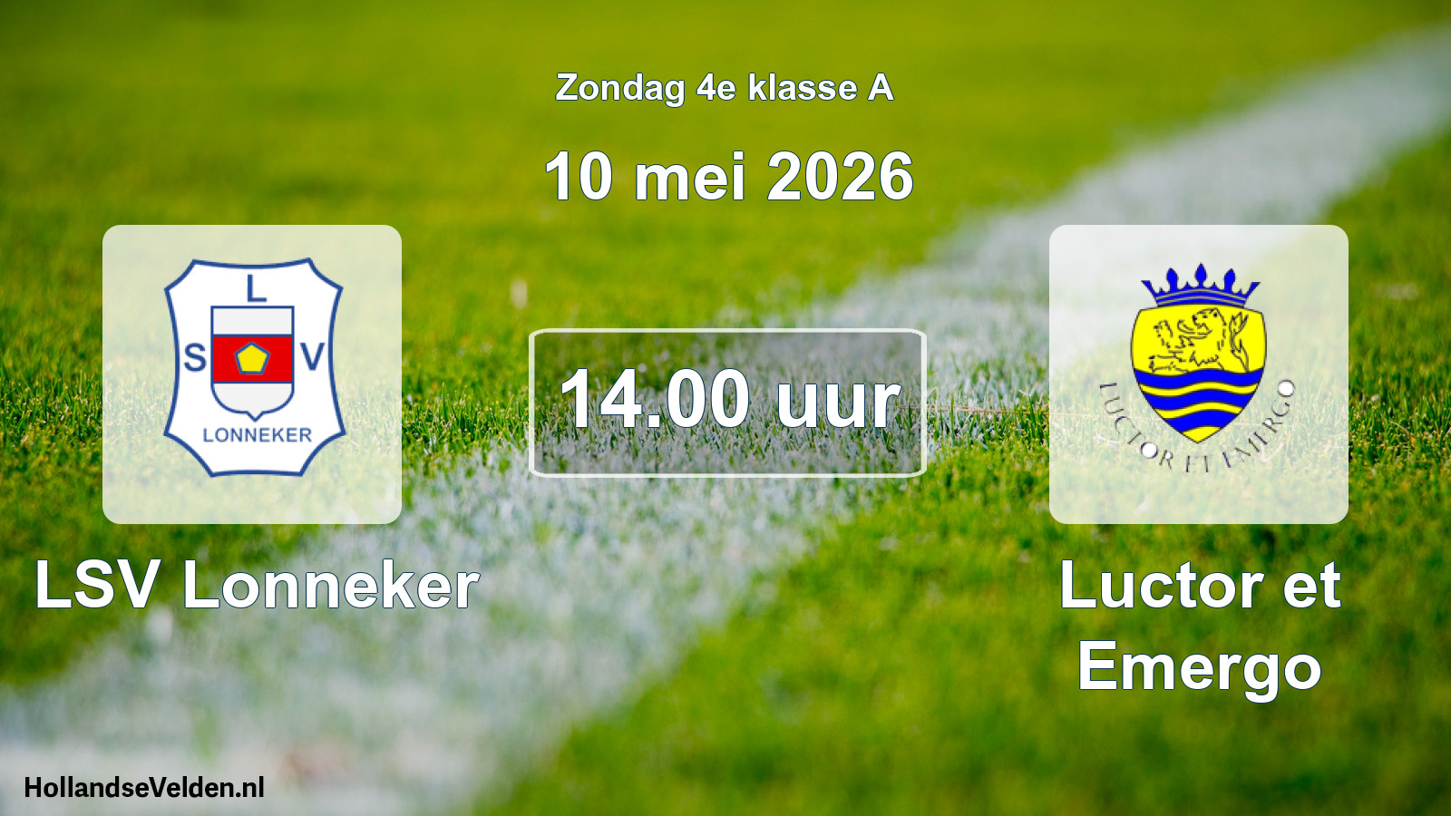 Scheduled Match: LSV Lonneker - Luctor et Emergo (10 May 2026)