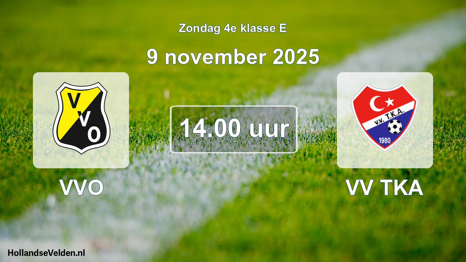 Scheduled Match: VVO - VV TKA (9 November 2025)