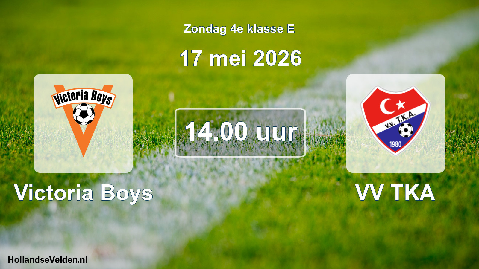 Scheduled Match: Victoria Boys - VV TKA (17 May 2026)