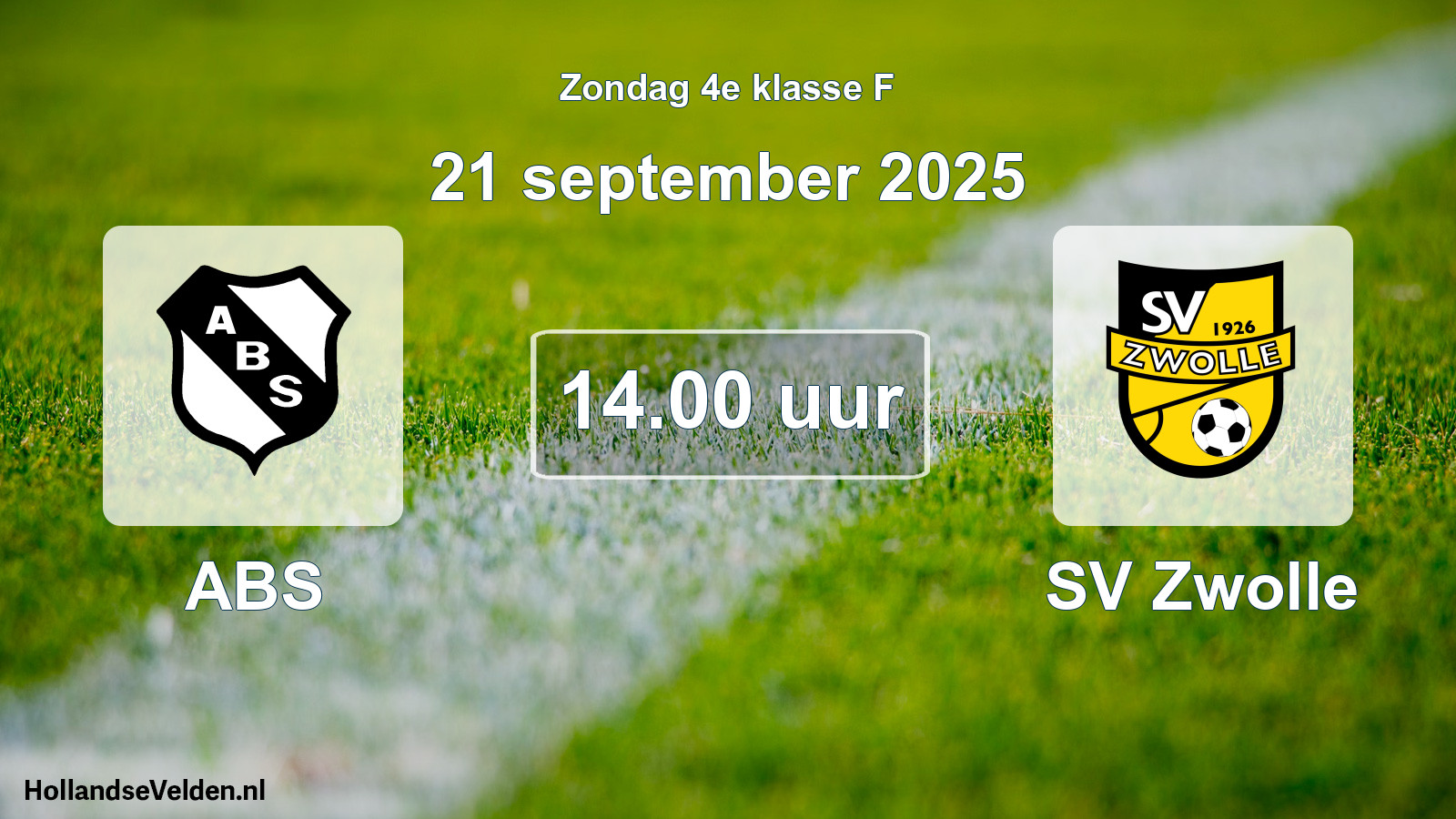 Scheduled Match: ABS - SV Zwolle (21 September 2025)