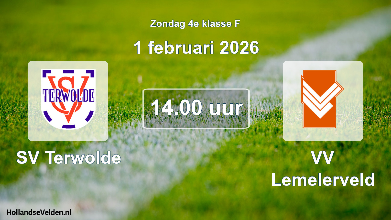 Scheduled Match: SV Terwolde - VV Lemelerveld (1 February 2026)