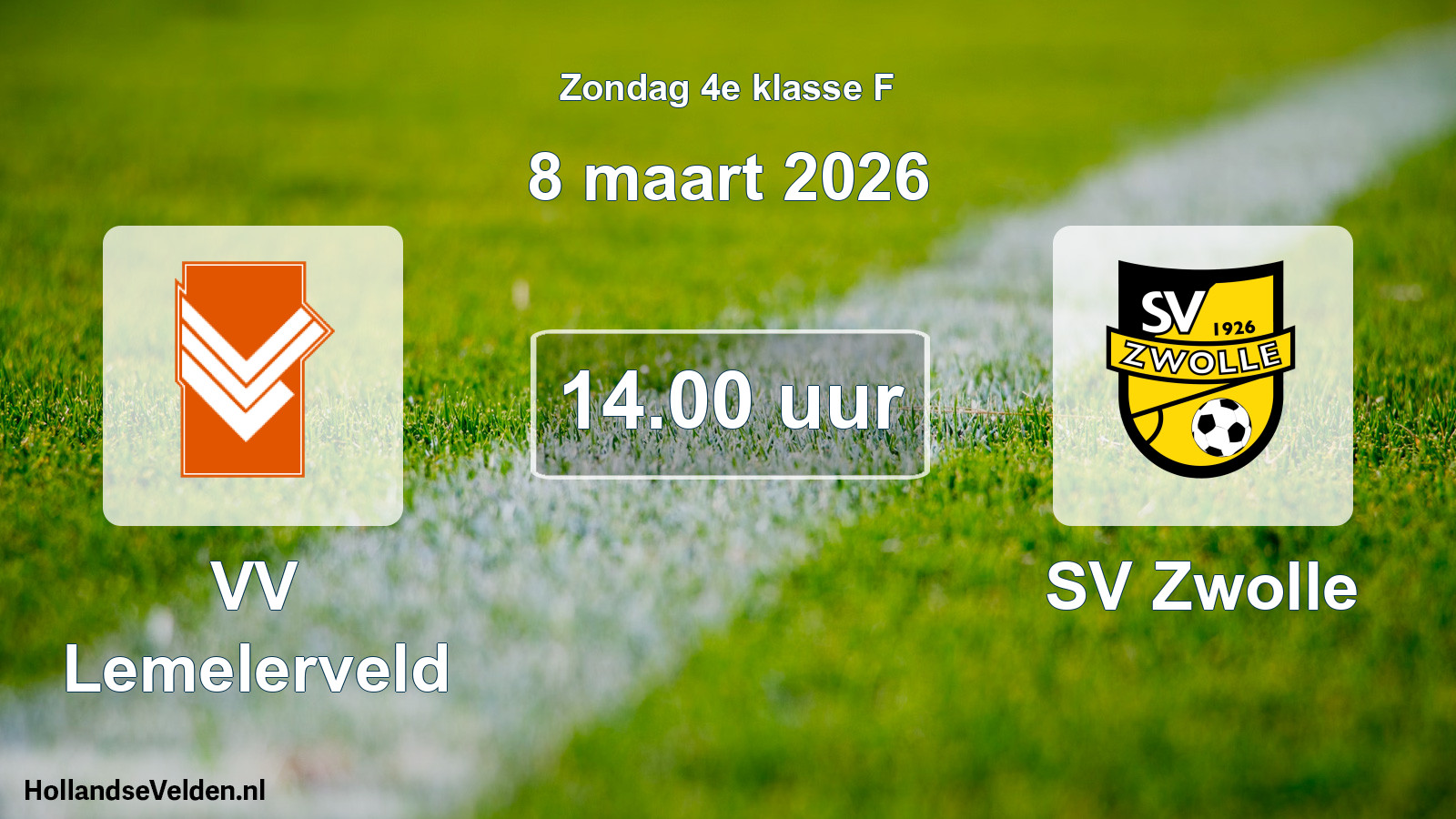 Scheduled Match: VV Lemelerveld - SV Zwolle (8 March 2026)