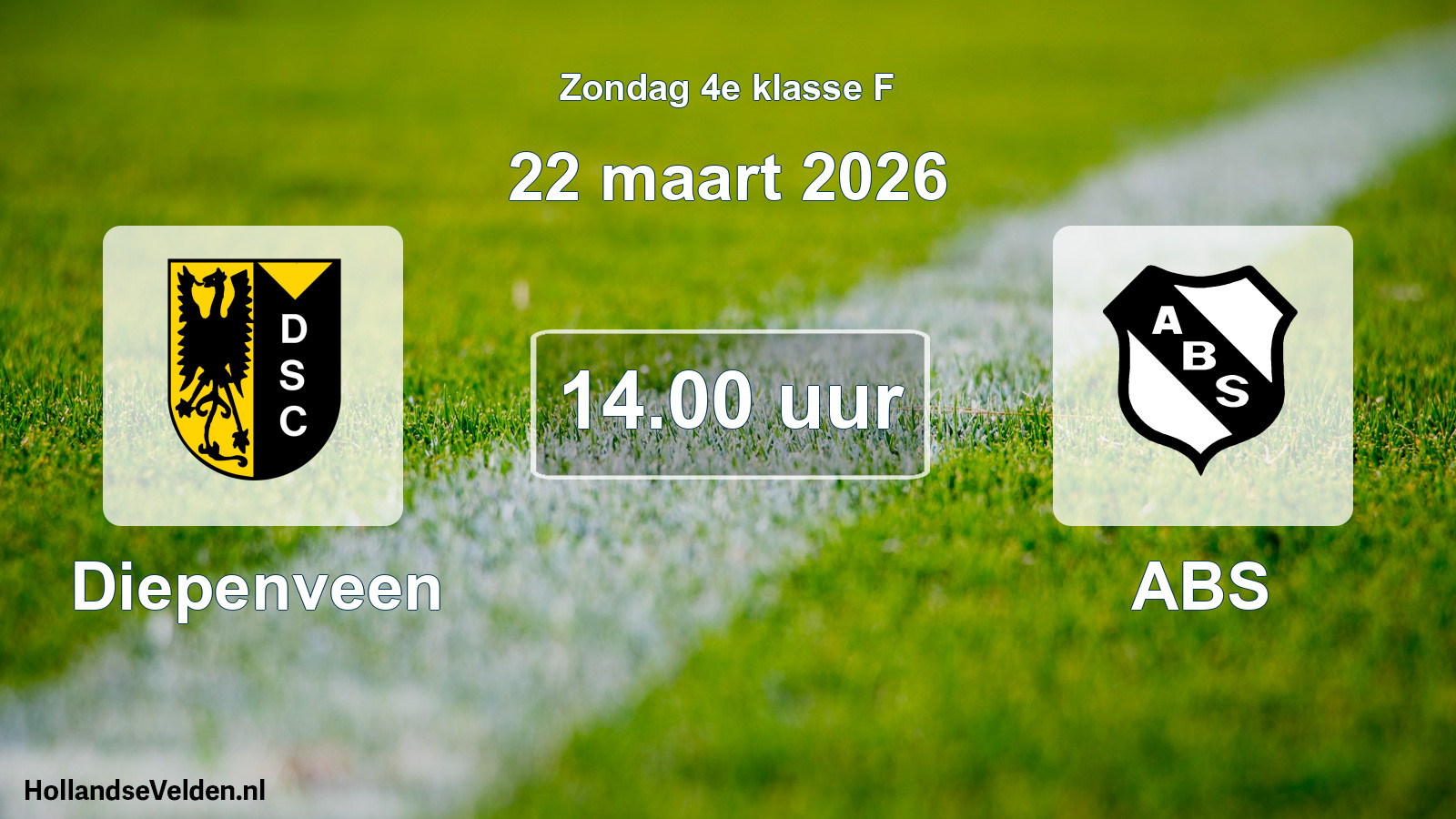 Scheduled Match: Diepenveen - ABS (22 March 2026)