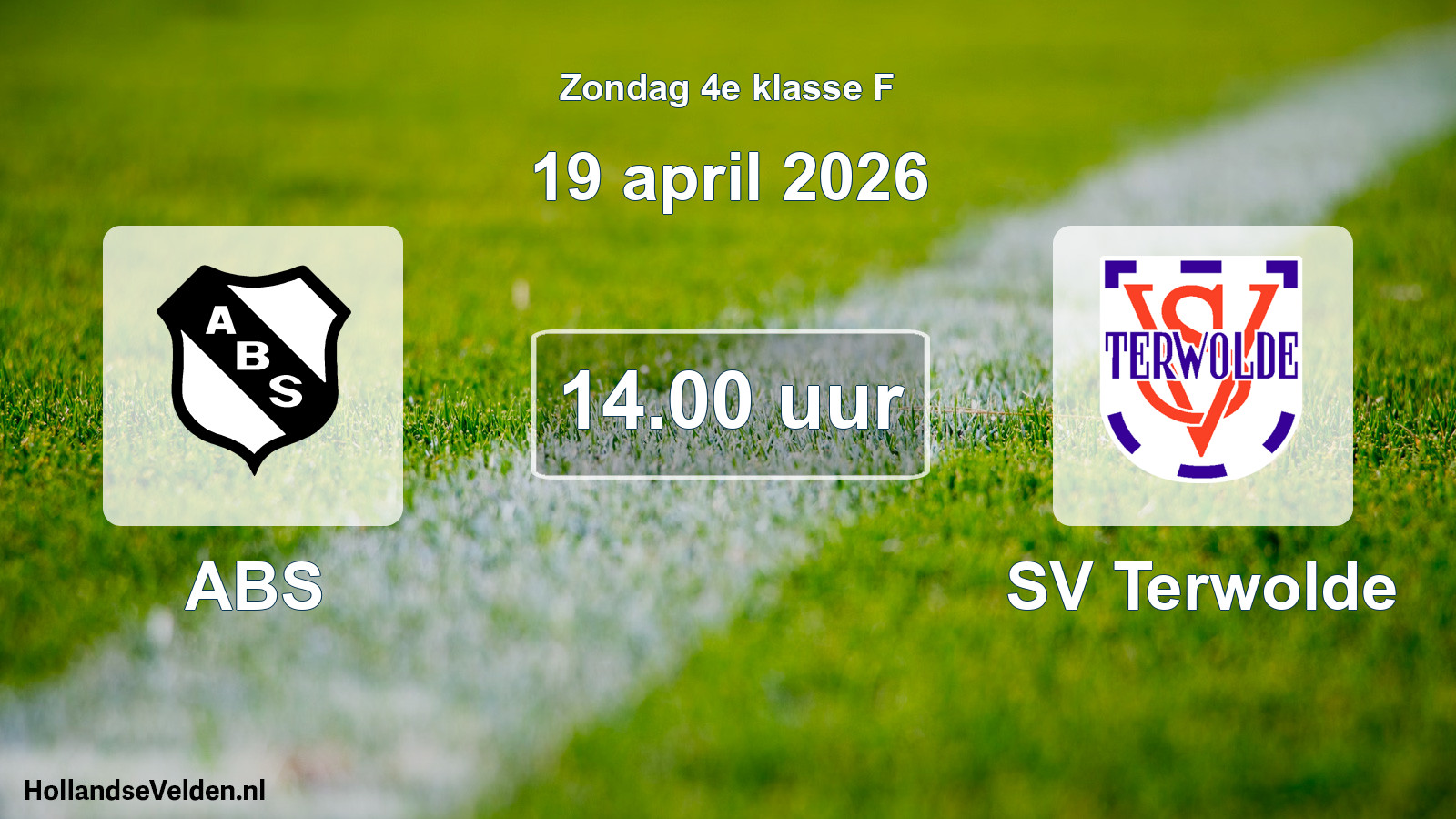 Scheduled Match: ABS - SV Terwolde (19 April 2026)