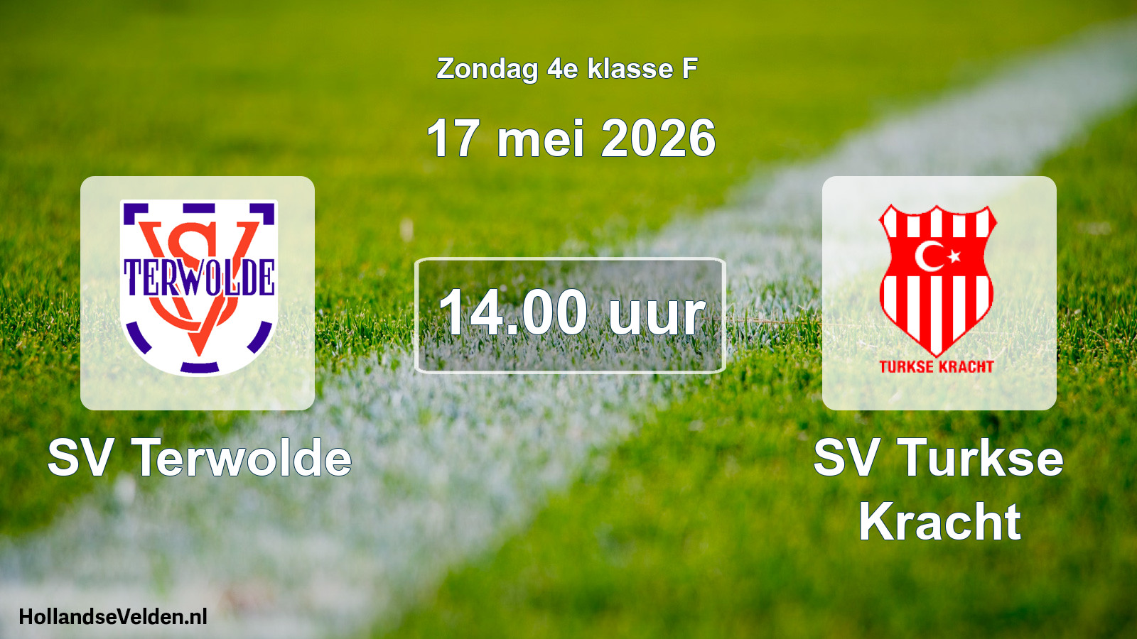 Scheduled Match: SV Terwolde - SV Turkse Kracht (17 May 2026)