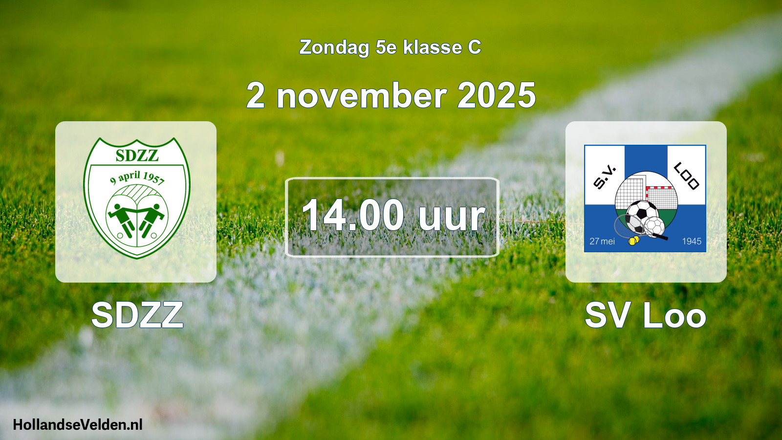 Scheduled Match: SDZZ - SV Loo (2 November 2025)
